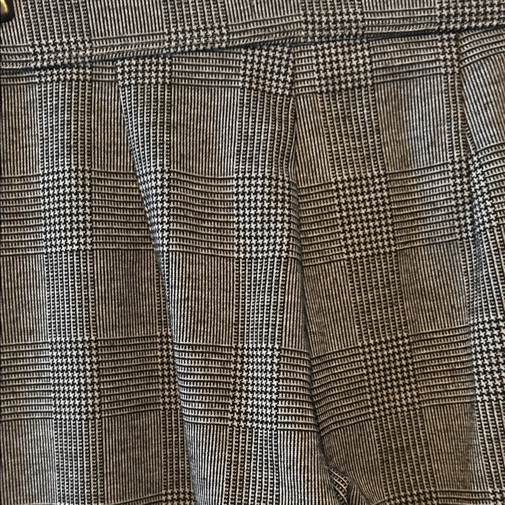 Hollister Charcoal Checkered Flare Pants - Picture 7 of 7